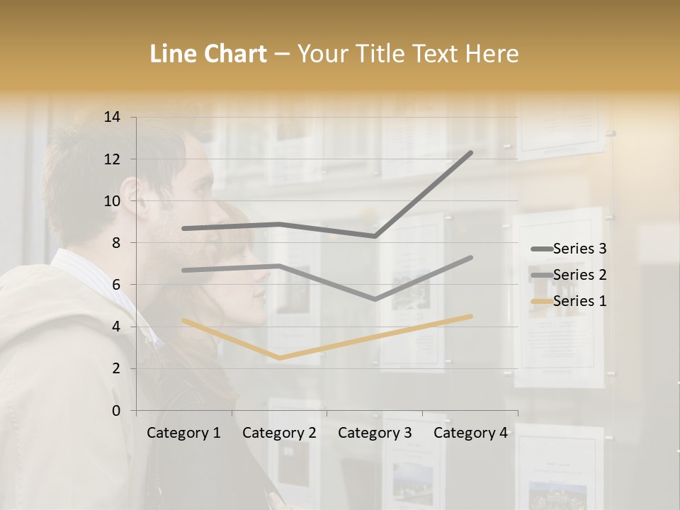 Casual Watching Observing PowerPoint Template