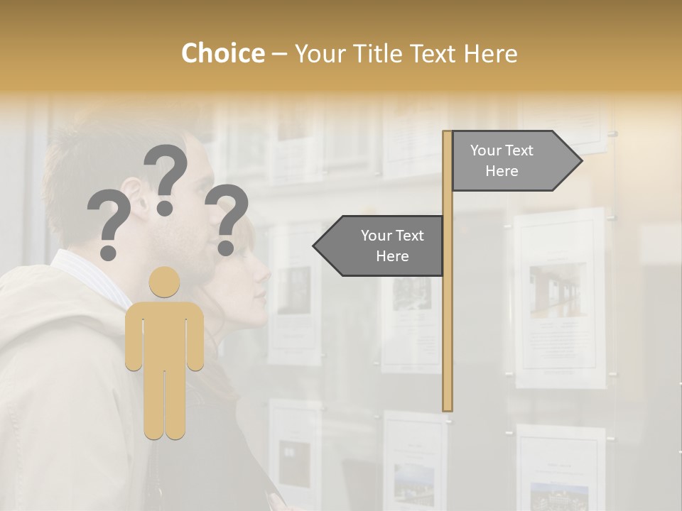 Casual Watching Observing PowerPoint Template