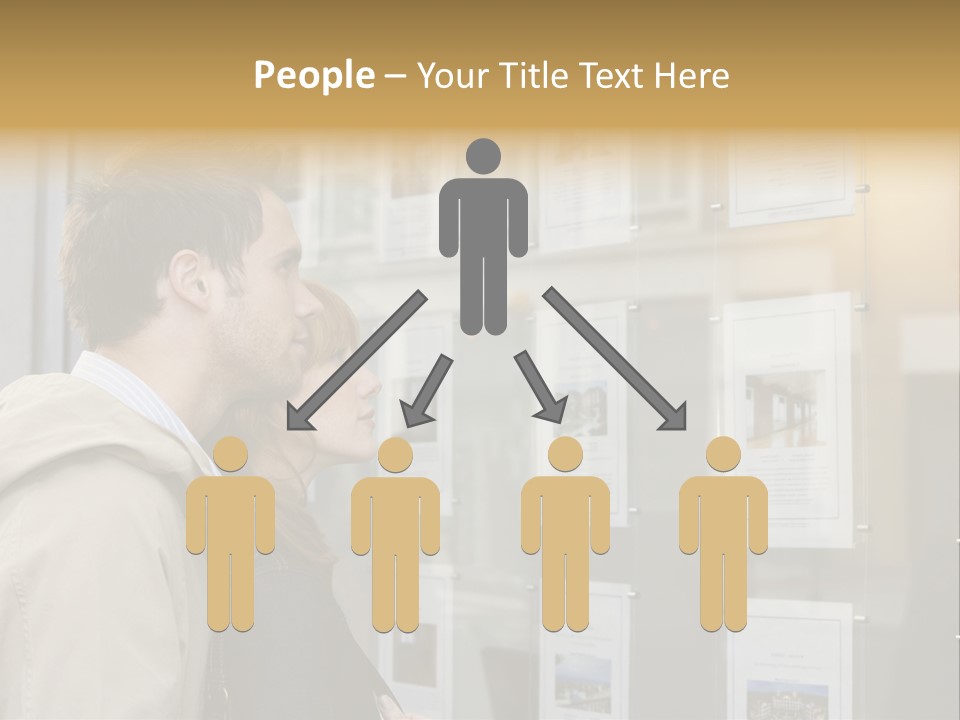 Casual Watching Observing PowerPoint Template