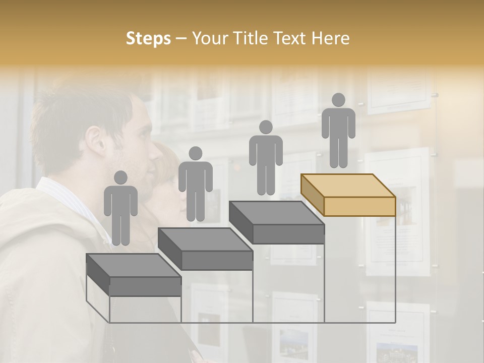 Casual Watching Observing PowerPoint Template