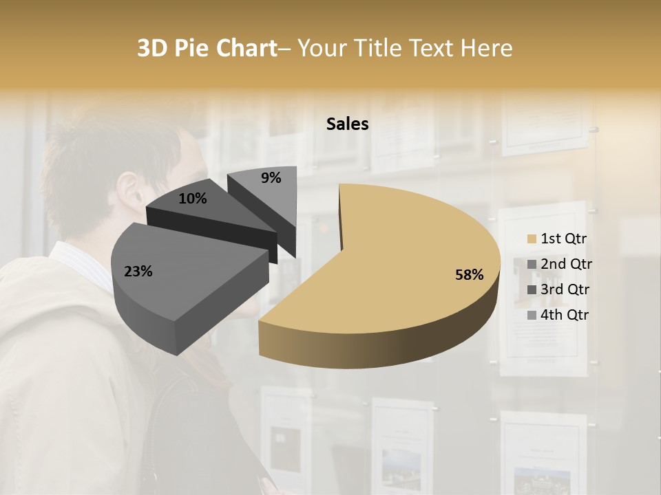 Casual Watching Observing PowerPoint Template