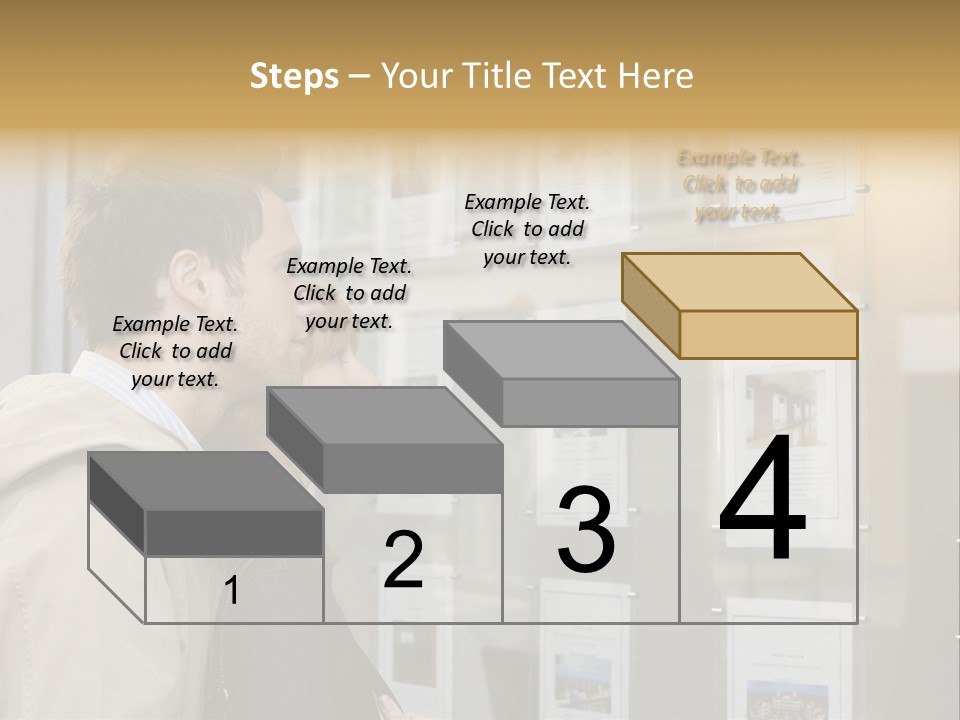 Casual Watching Observing PowerPoint Template