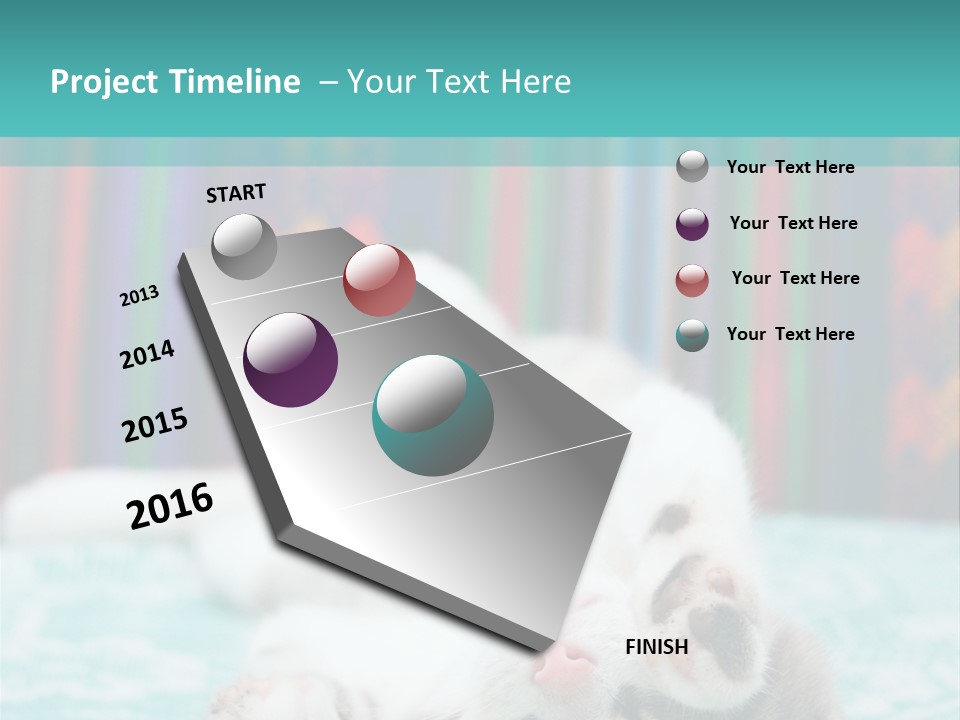 Blue Pet Feral PowerPoint Template