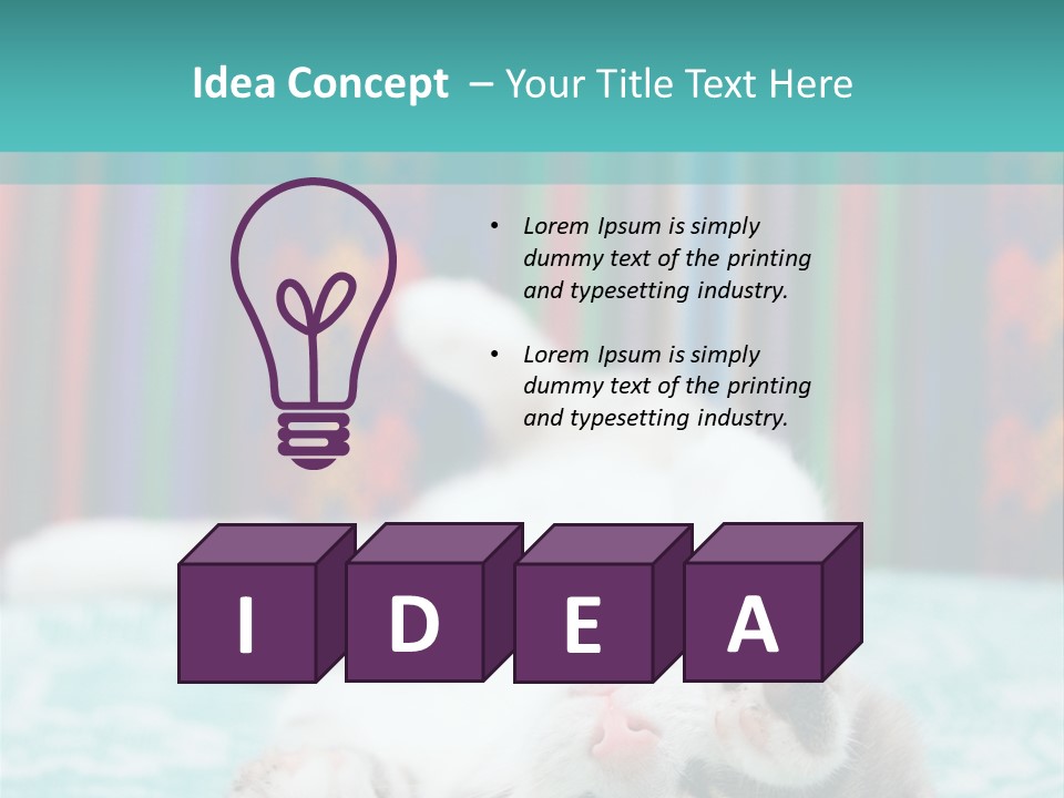 Blue Pet Feral PowerPoint Template