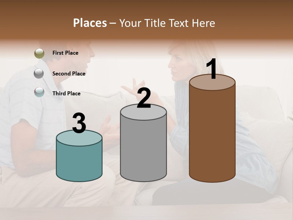Troubles Angry Male PowerPoint Template