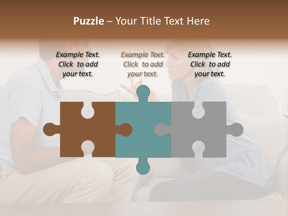 Troubles Angry Male PowerPoint Template