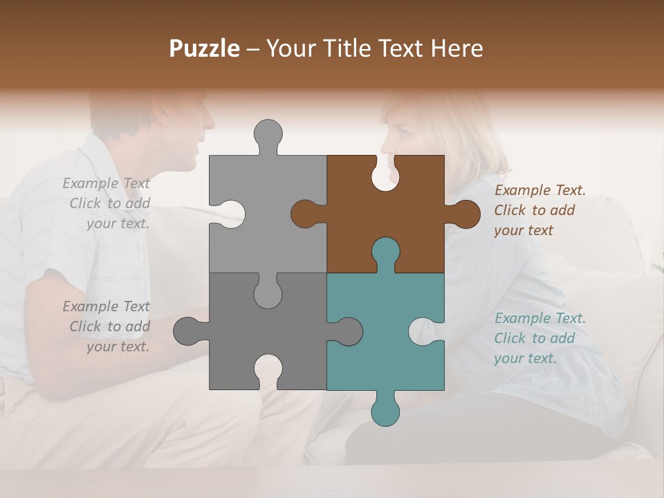 Troubles Angry Male PowerPoint Template