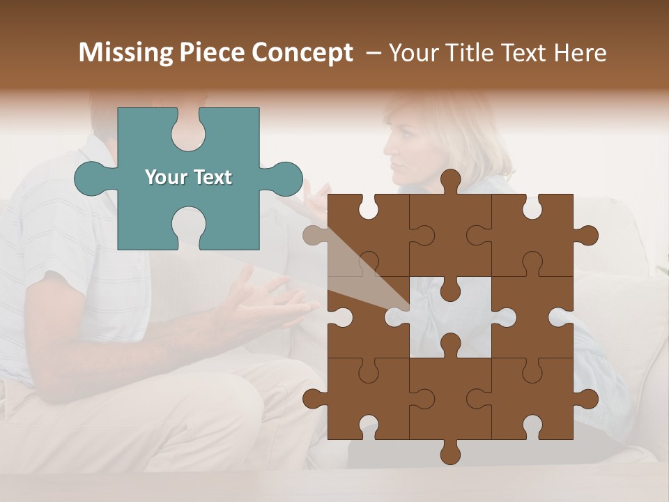 Troubles Angry Male PowerPoint Template