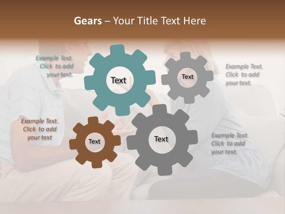 Troubles Angry Male PowerPoint Template