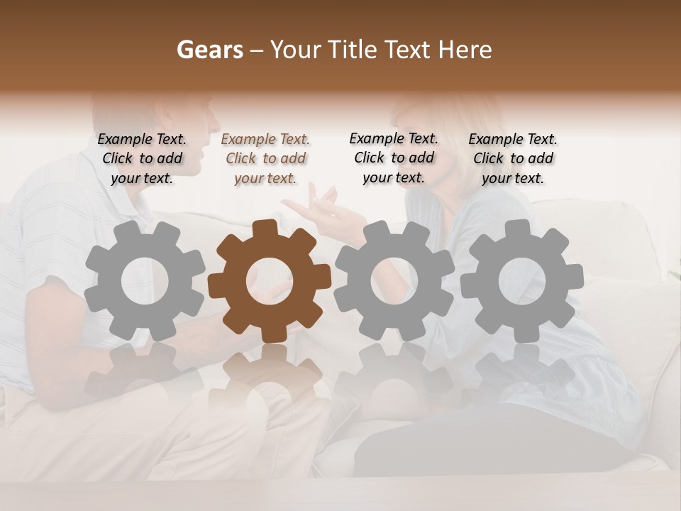 Troubles Angry Male PowerPoint Template