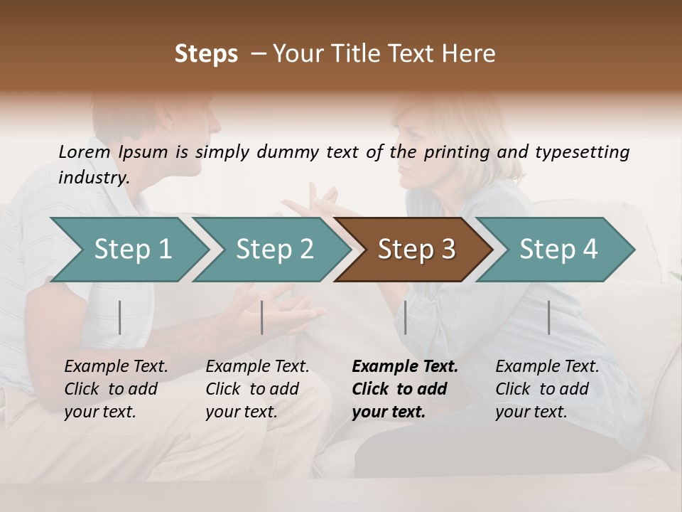 Troubles Angry Male PowerPoint Template