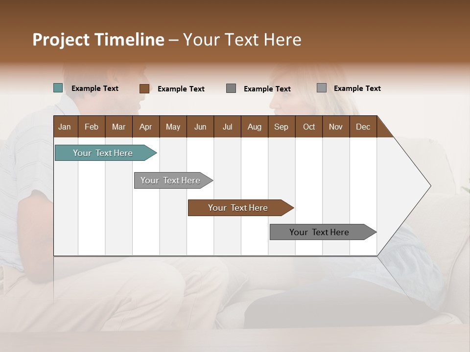 Troubles Angry Male PowerPoint Template