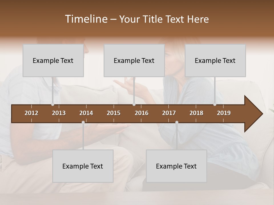 Troubles Angry Male PowerPoint Template