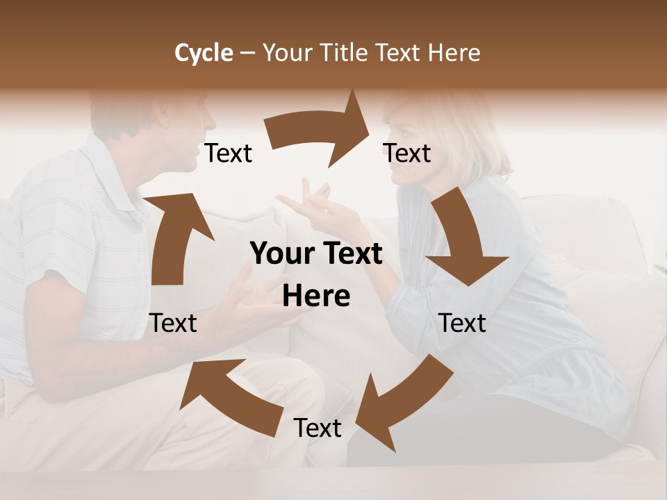 Troubles Angry Male PowerPoint Template