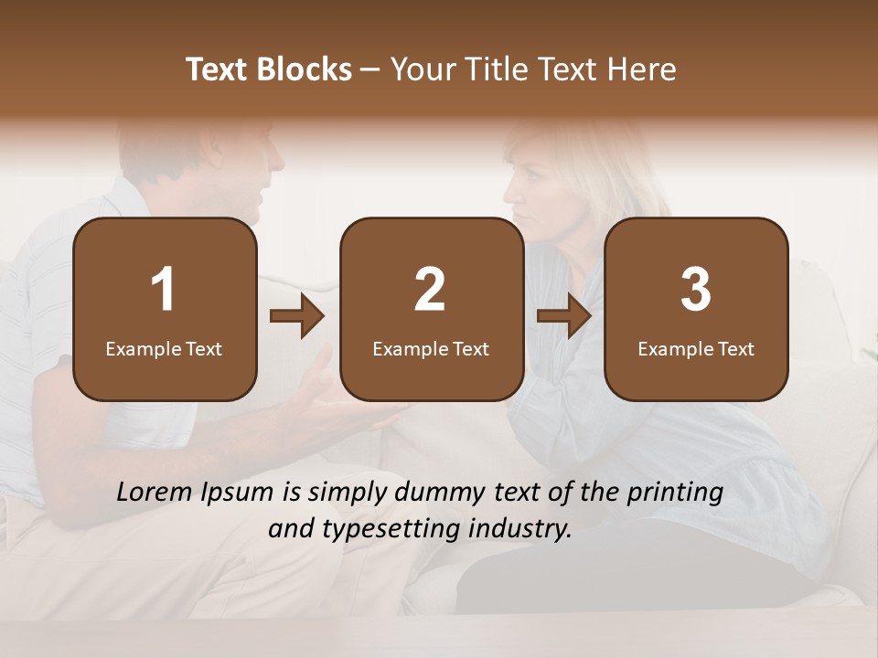 Troubles Angry Male PowerPoint Template