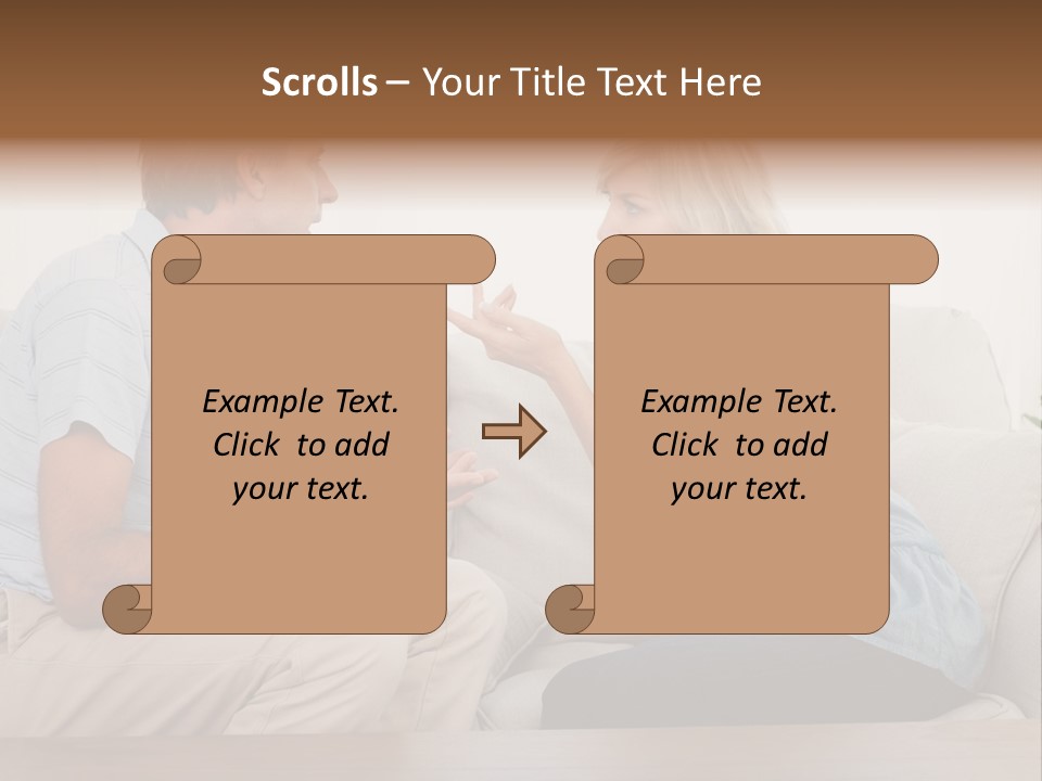 Troubles Angry Male PowerPoint Template