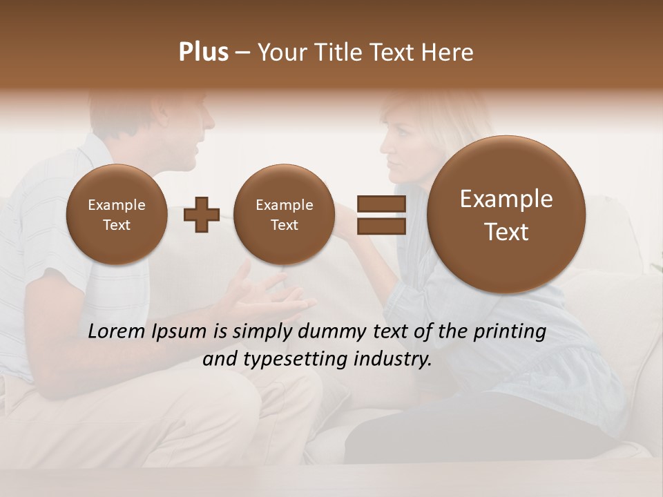 Troubles Angry Male PowerPoint Template