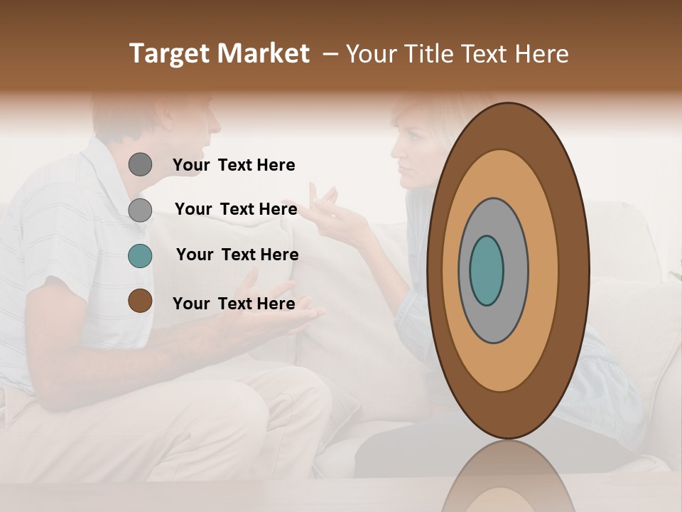 Troubles Angry Male PowerPoint Template