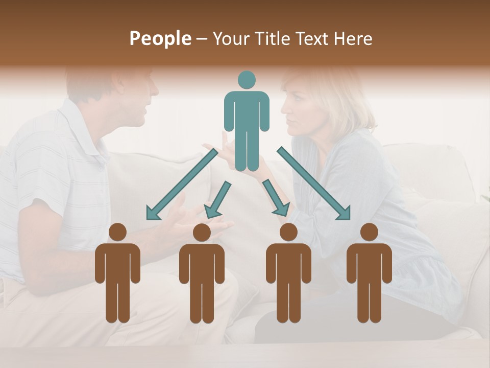 Troubles Angry Male PowerPoint Template