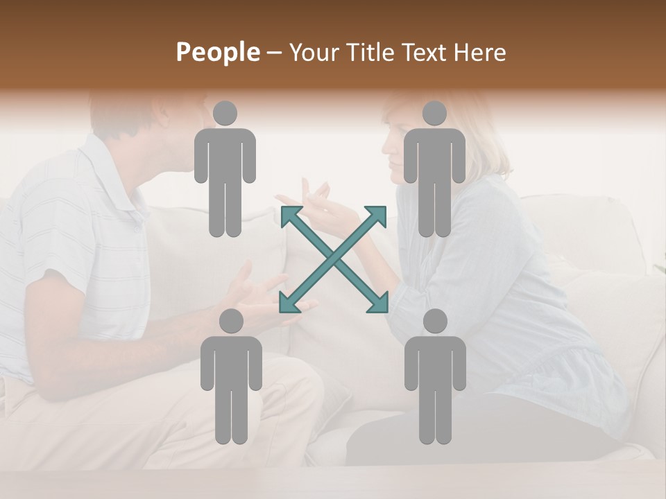 Troubles Angry Male PowerPoint Template