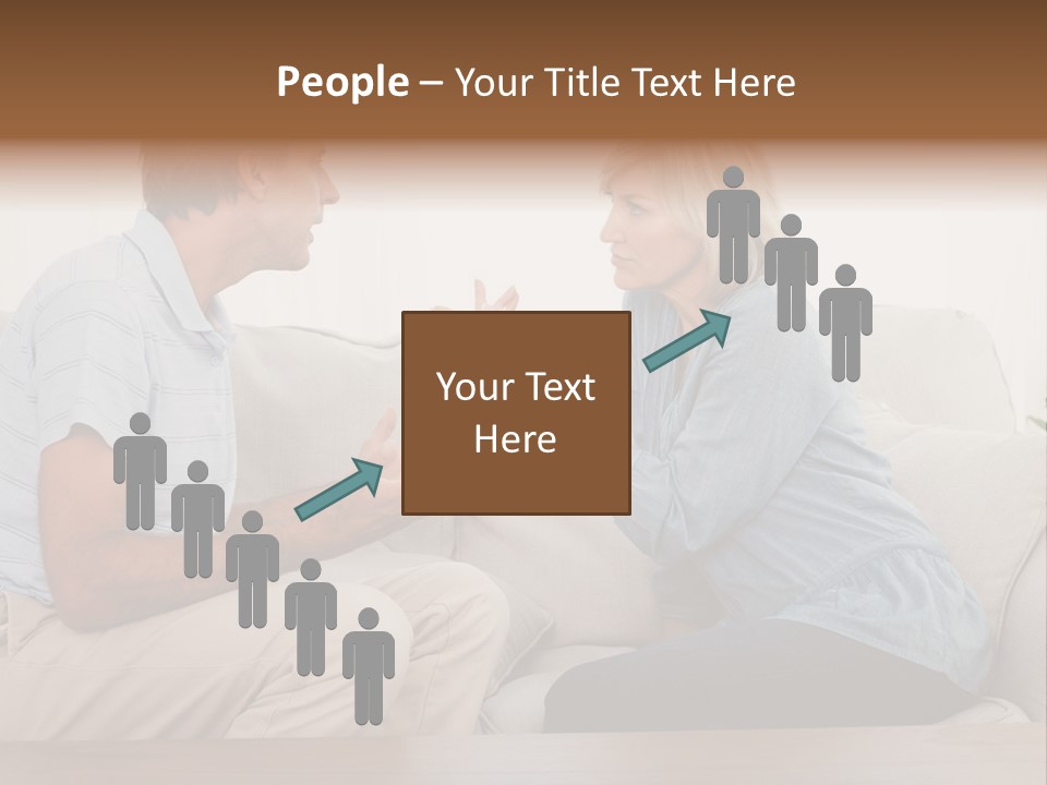 Troubles Angry Male PowerPoint Template