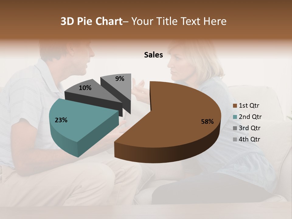 Troubles Angry Male PowerPoint Template