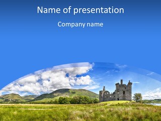 Monument Travel Scottish PowerPoint Template