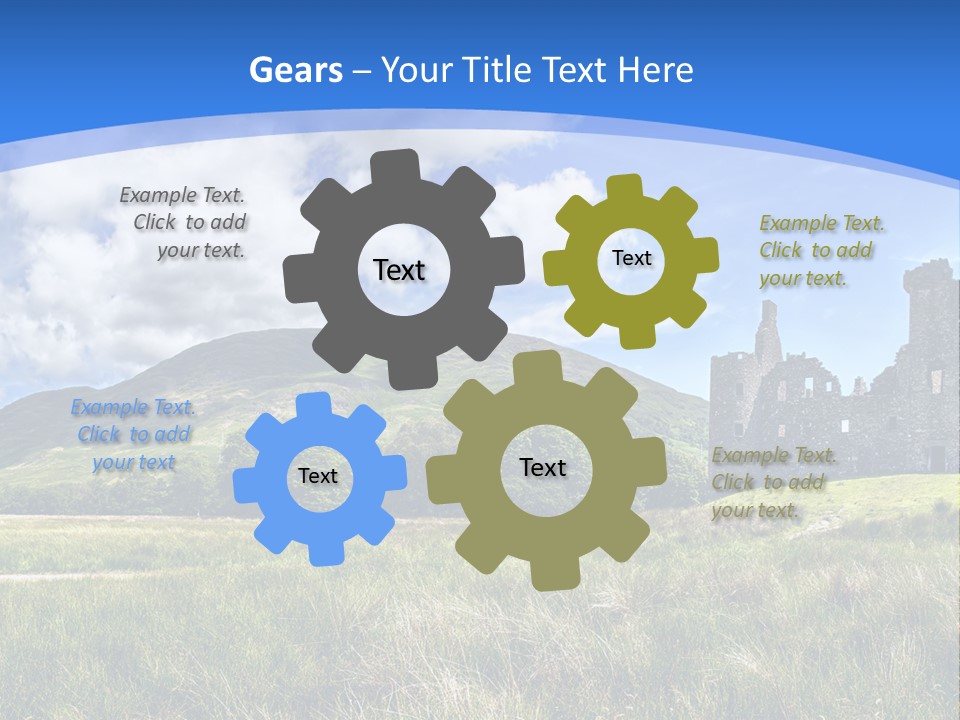 Monument Travel Scottish PowerPoint Template