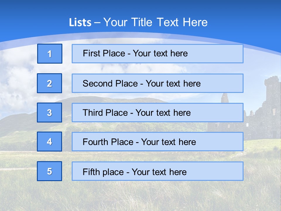 Monument Travel Scottish PowerPoint Template