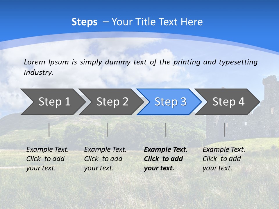 Monument Travel Scottish PowerPoint Template