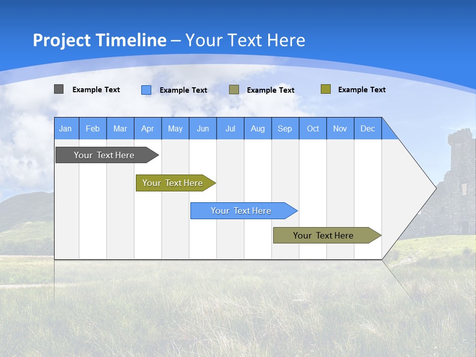Monument Travel Scottish PowerPoint Template