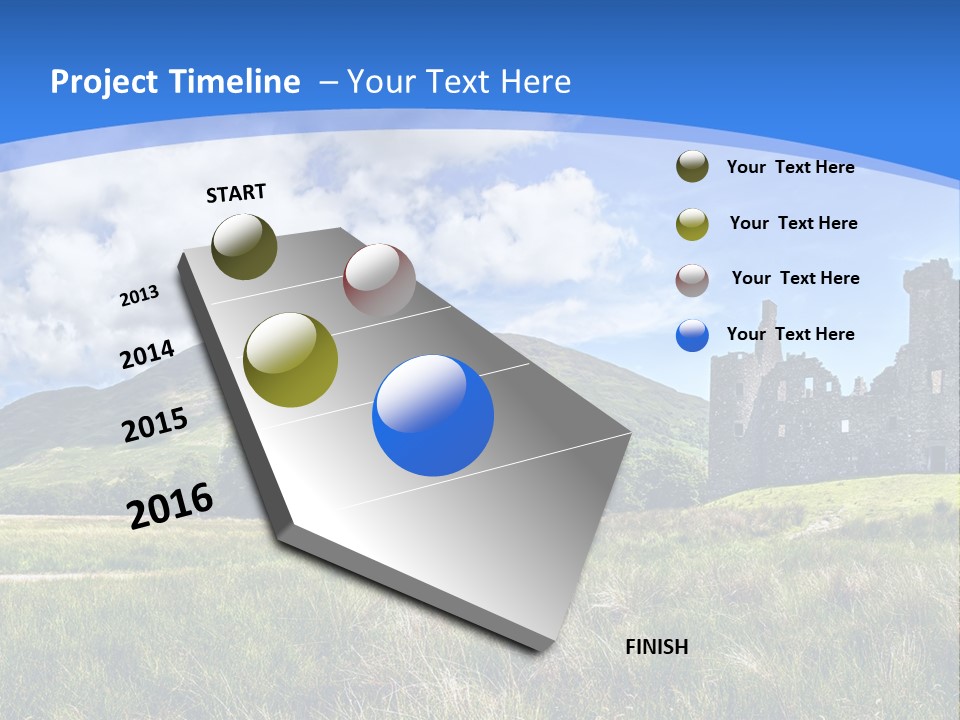 Monument Travel Scottish PowerPoint Template