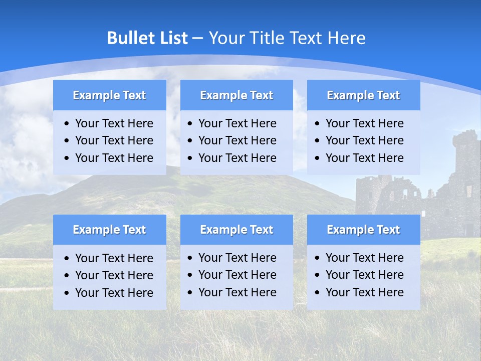 Monument Travel Scottish PowerPoint Template