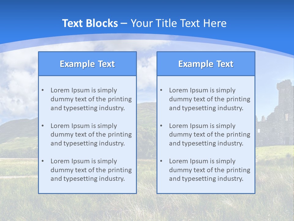 Monument Travel Scottish PowerPoint Template