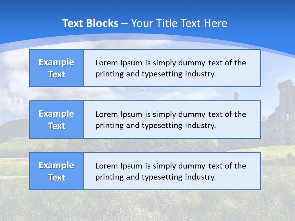 Monument Travel Scottish PowerPoint Template