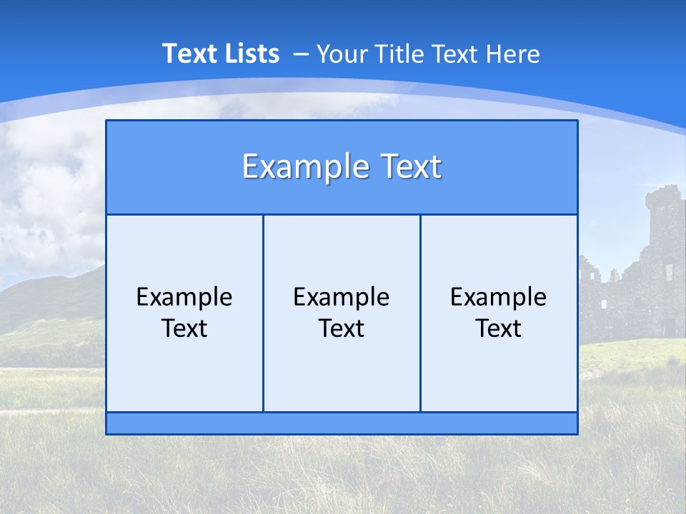 Monument Travel Scottish PowerPoint Template