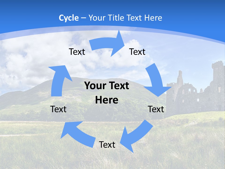 Monument Travel Scottish PowerPoint Template