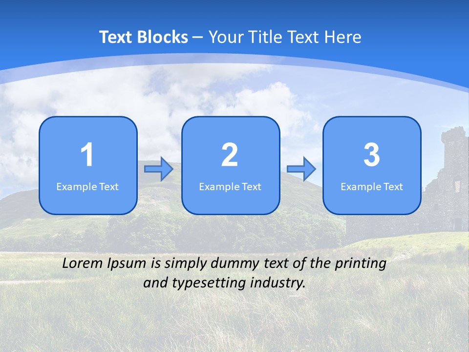 Monument Travel Scottish PowerPoint Template