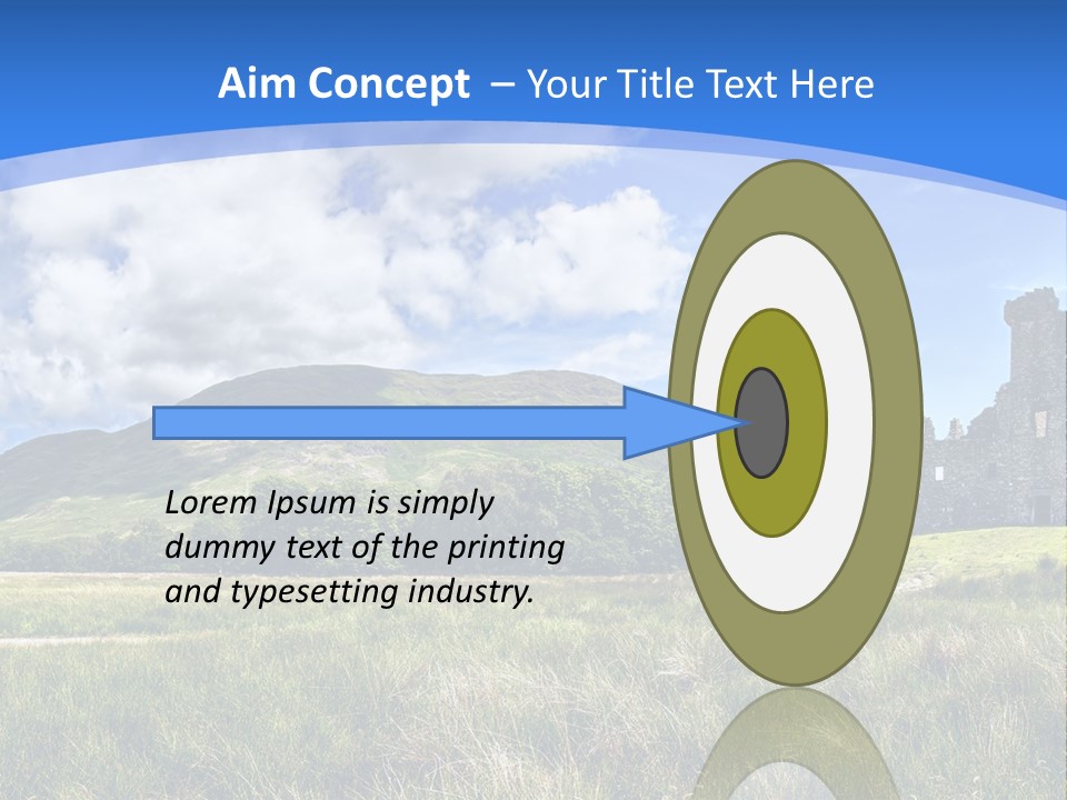 Monument Travel Scottish PowerPoint Template