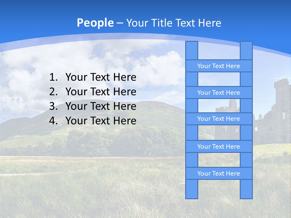Monument Travel Scottish PowerPoint Template