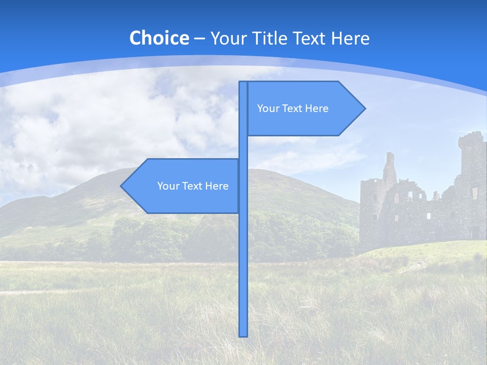 Monument Travel Scottish PowerPoint Template