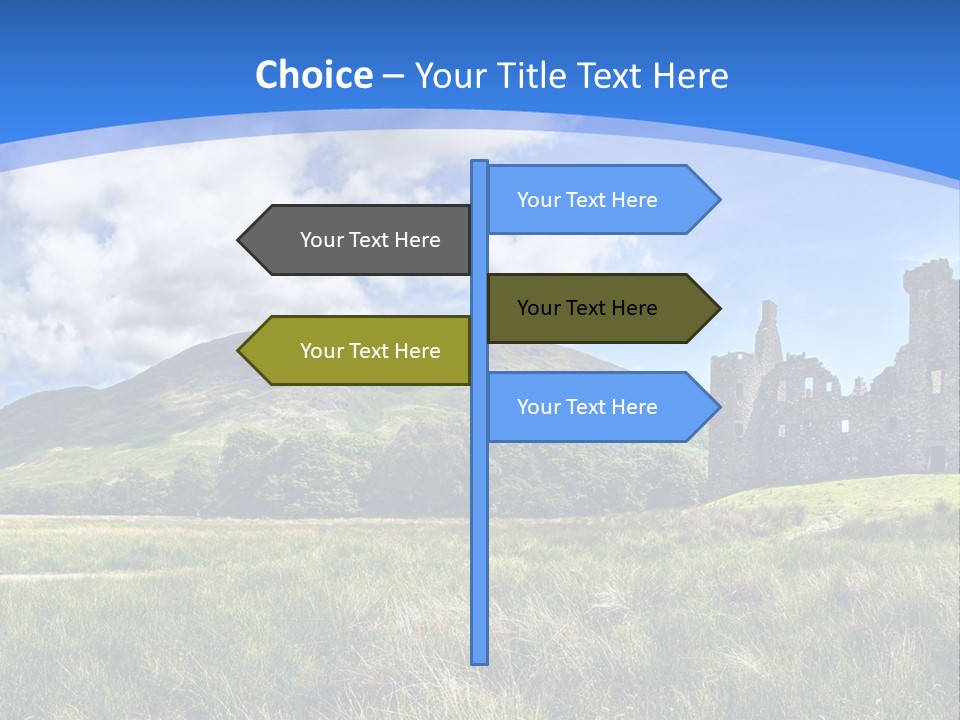 Monument Travel Scottish PowerPoint Template