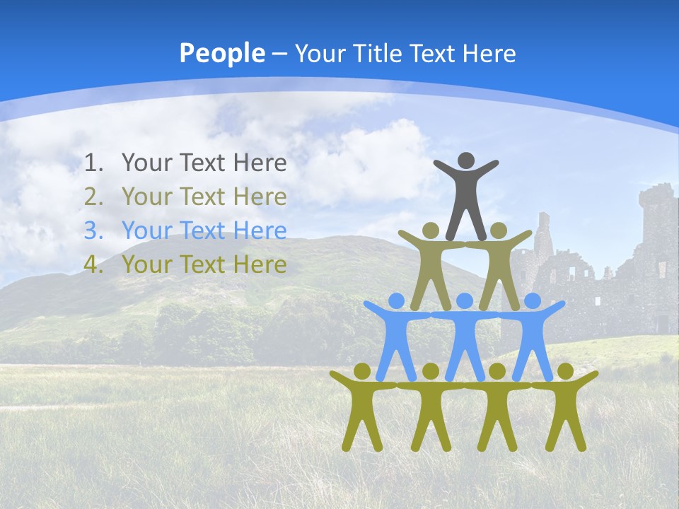 Monument Travel Scottish PowerPoint Template