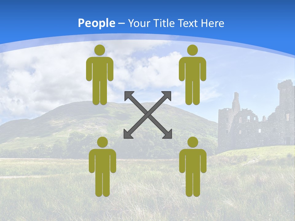 Monument Travel Scottish PowerPoint Template