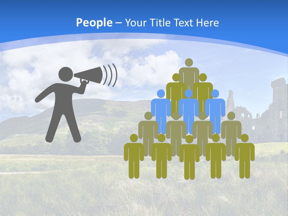 Monument Travel Scottish PowerPoint Template