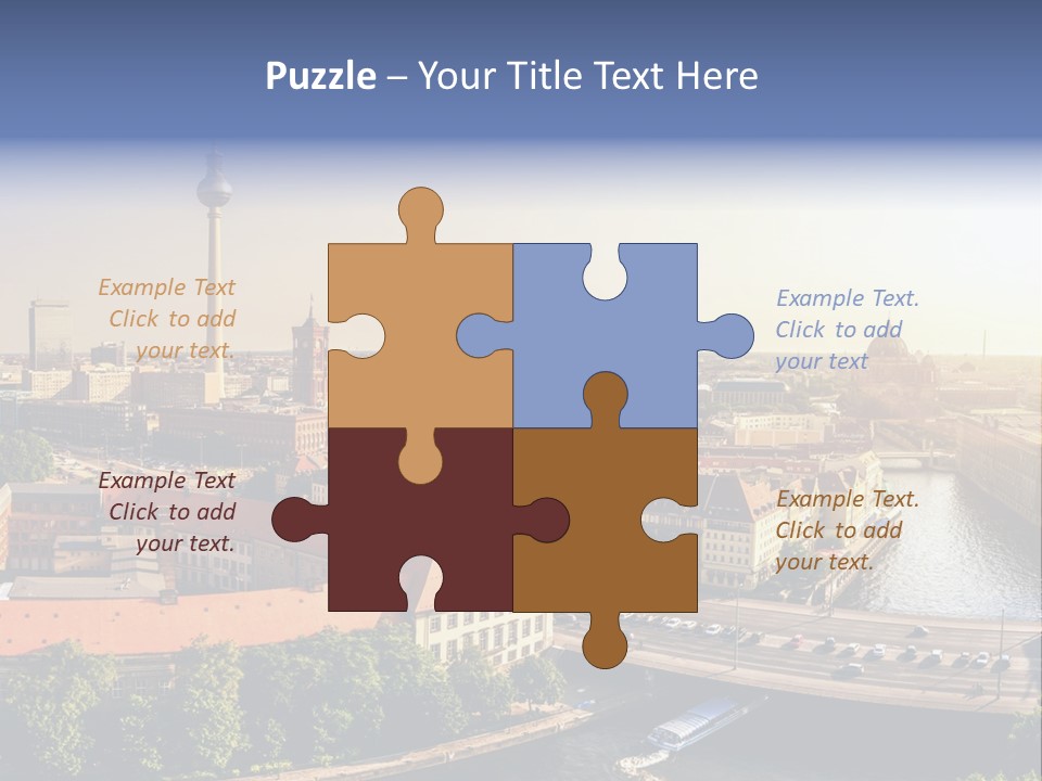 Spree Building Urban PowerPoint Template
