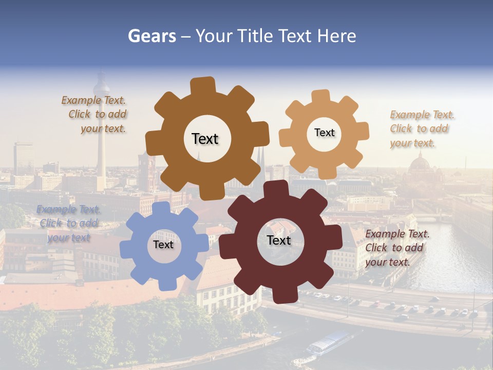 Spree Building Urban PowerPoint Template