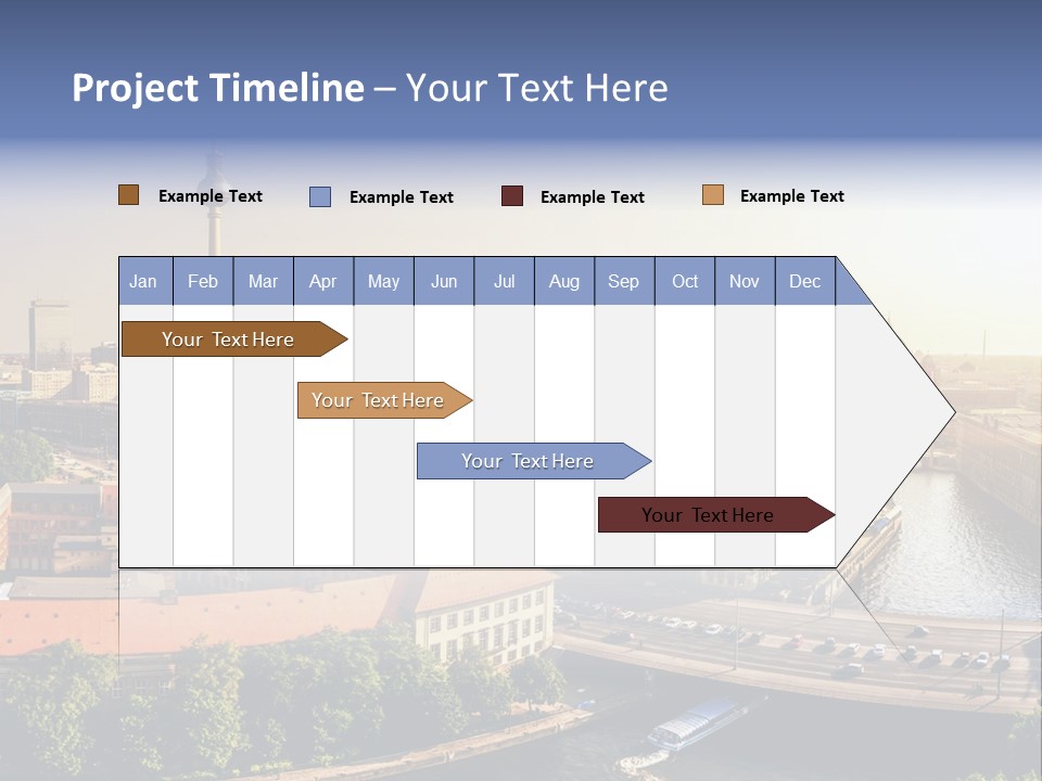 Spree Building Urban PowerPoint Template