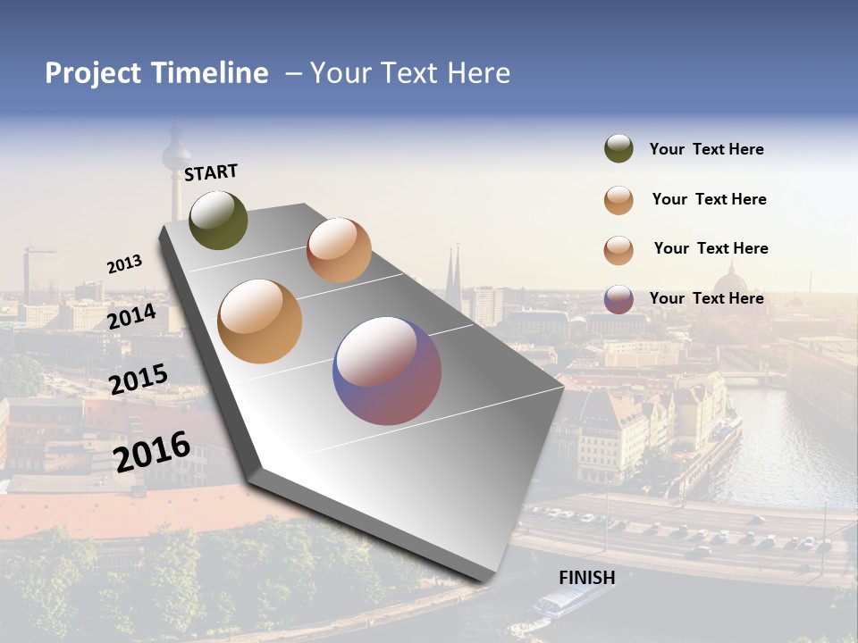 Spree Building Urban PowerPoint Template