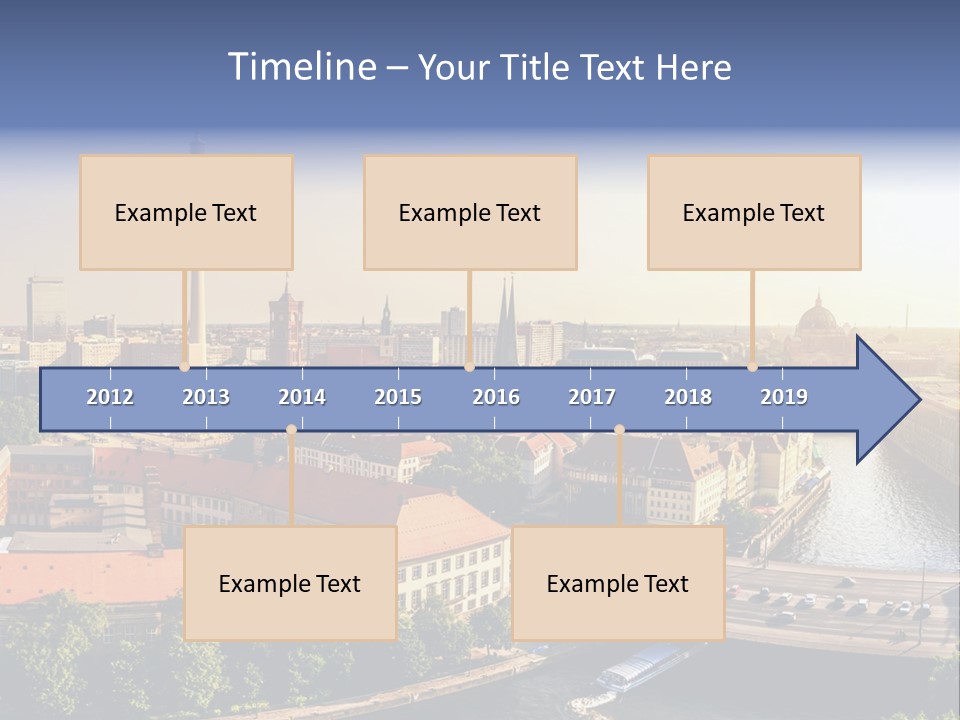 Spree Building Urban PowerPoint Template